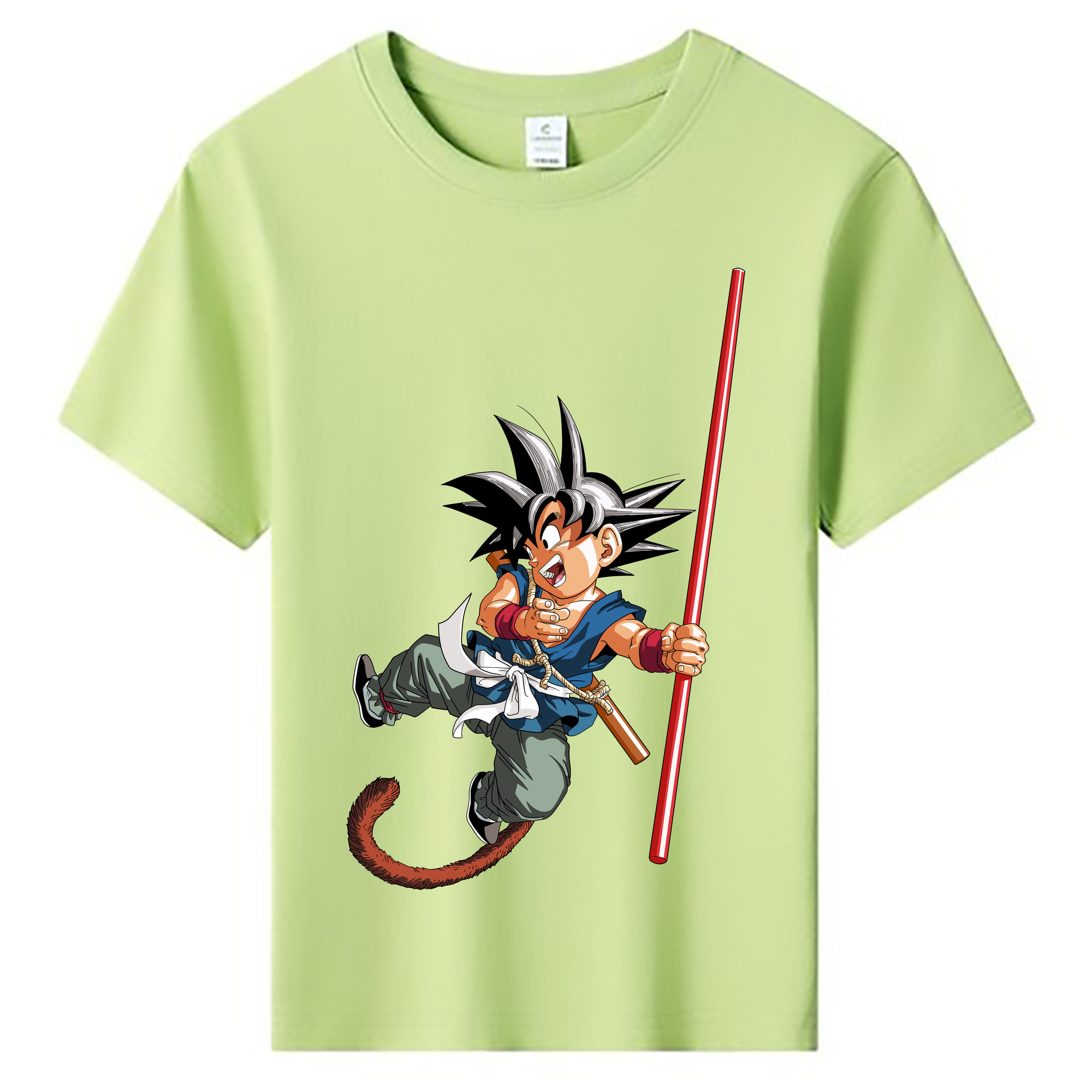 （画像用） ドラゴンボール 孫悟空（そん ごくう）Son Goku カカロット DRAGON BALL Kakarotto 綿100％キッズTシャツ（フロントプリント）